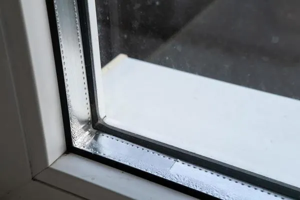 Glas in raam met uitzicht naar buiten